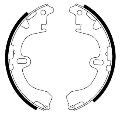 Brake Shoe Set (H8970)