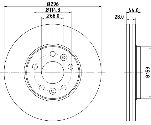 Brake Disc (55688)