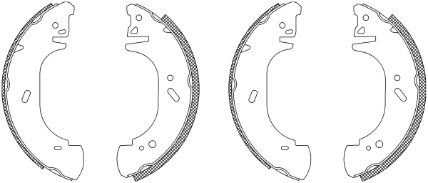 Brake Shoe Set (Q0795)