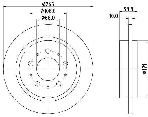 Brake Disc (54007)