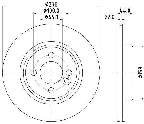 Brake Disc (55624)
