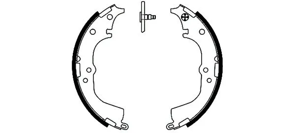 Brake Shoe Set (H9295)
