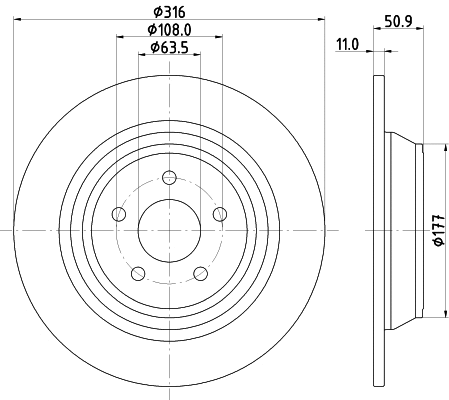 Brake Disc (55925)