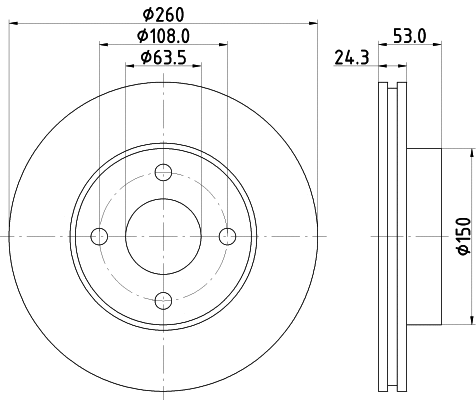 Brake Disc (51019)