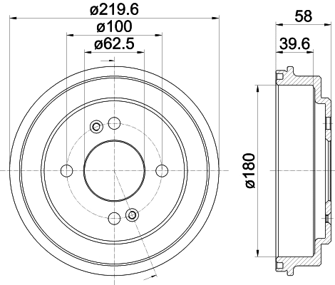 Brake Drum (61444)