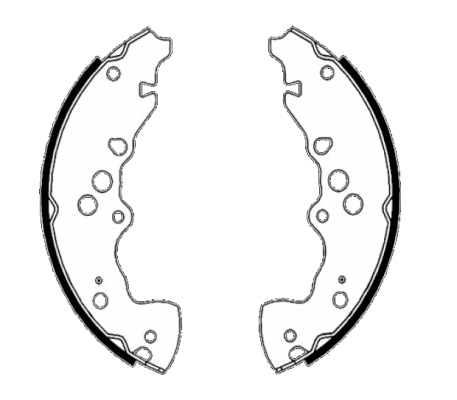 Brake Shoe Set (H1841)