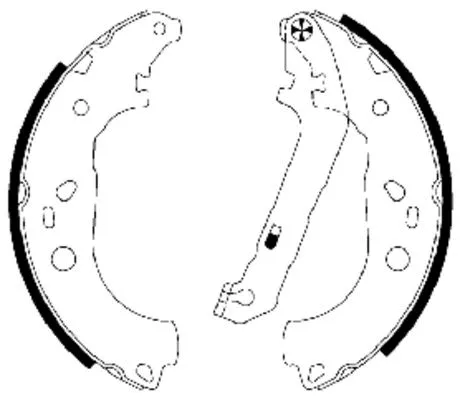 Brake Shoe Set (H9835)