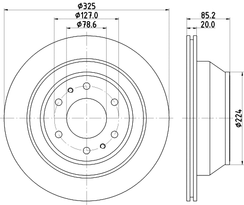 Brake Disc (55711)