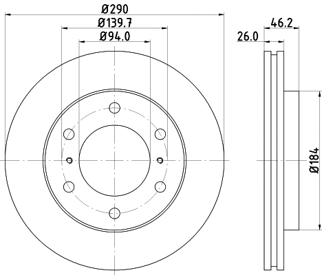 Brake Disc (54671)