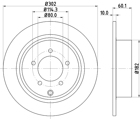 Brake Disc (55551)