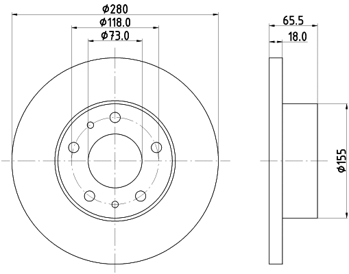 Brake Disc (50616)