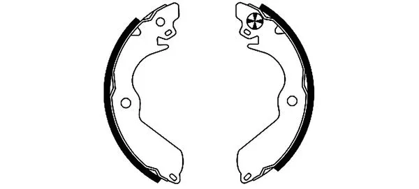 Brake Shoe Set (H8785)