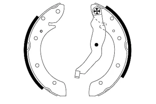 Brake Shoe Set (H8905)