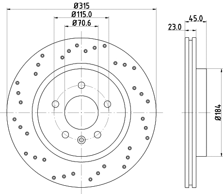 Brake Disc (55900)