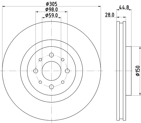 Brake Disc (55285)