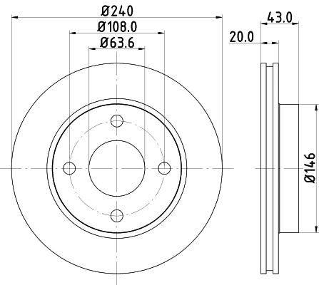 Brake Disc (51023)