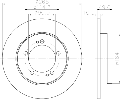 Brake Disc (52205)