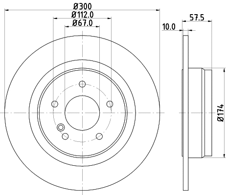 Brake Disc (54633)