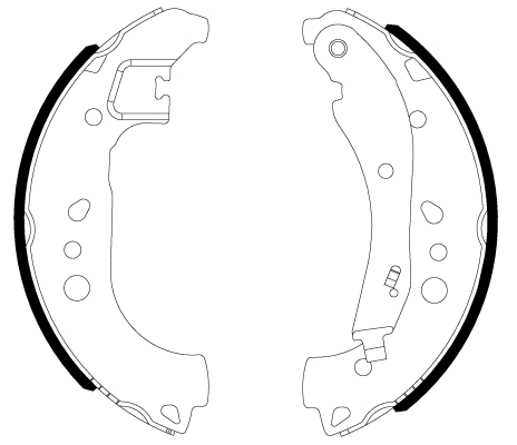 Brake Shoe Set (H1846)