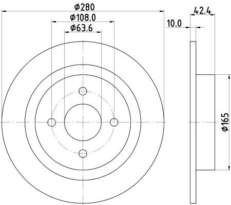 Brake Disc (54585)
