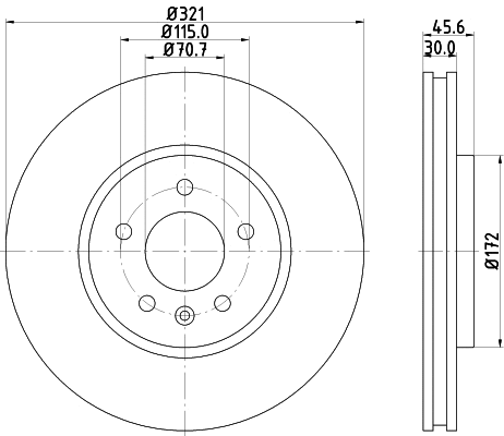 Brake Disc (55568)
