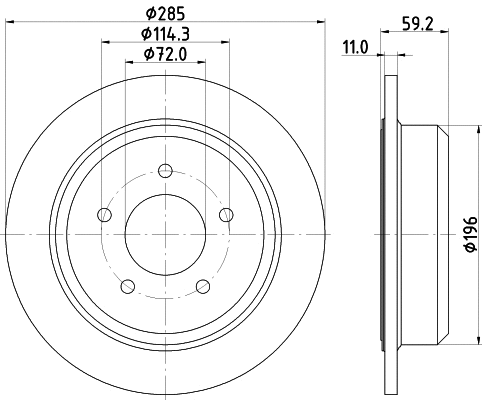 Brake Disc (54694)