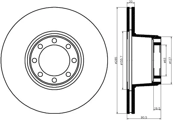 Brake Disc (50912)