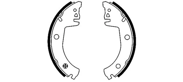Brake Shoe Set (H8535)