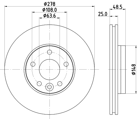 Brake Disc (55923)
