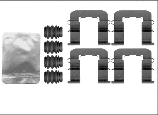 Accessory Kit, disc brake pad (K0676)