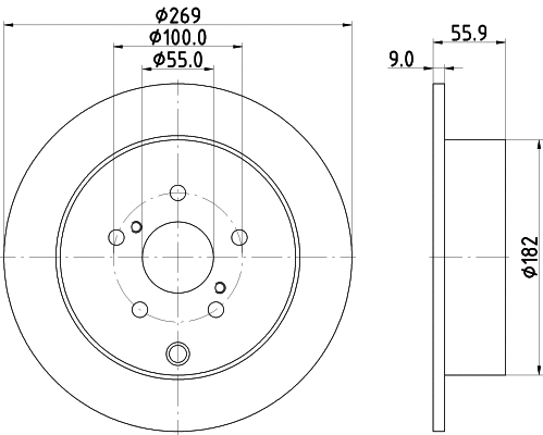 Brake Disc (54704)