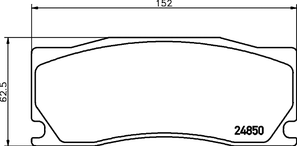 Brake Pad Set, disc brake (T1789)