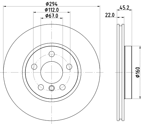 Brake Disc (55731)
