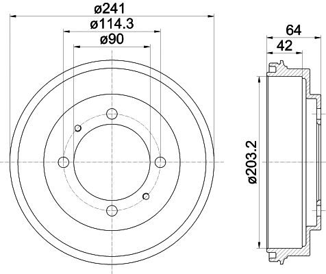 Brake Drum (61301)
