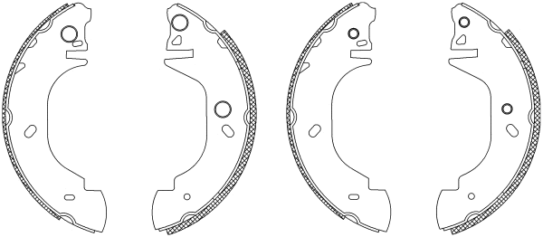 Brake Shoe Set (Q1085)