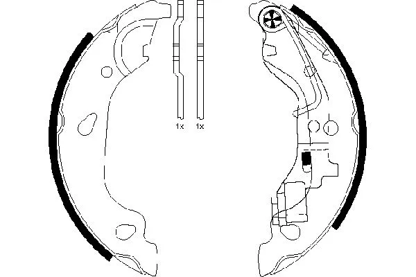 Brake Shoe Set (H9570)