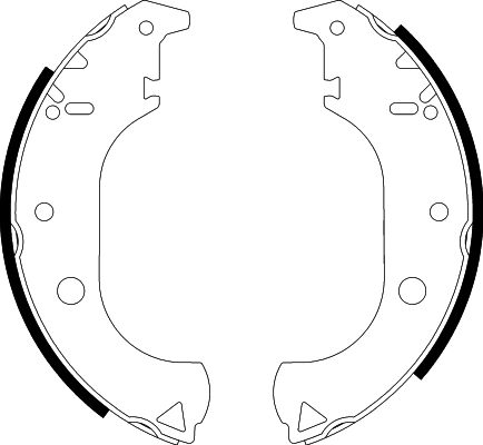 Brake Shoe Set (H1070)