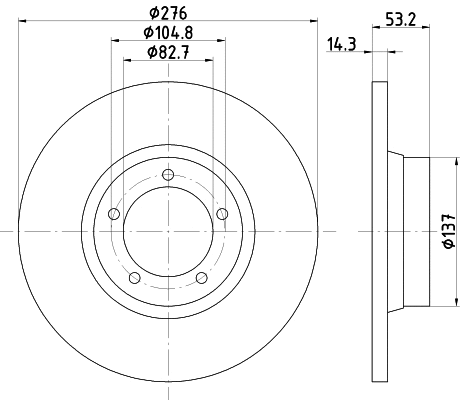 Brake Disc (54410)