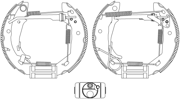 Brake Shoe Set (R0890)