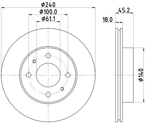 Brake Disc (52325)