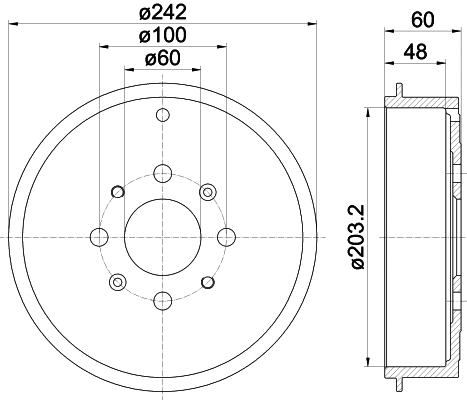 Brake Drum (61276)