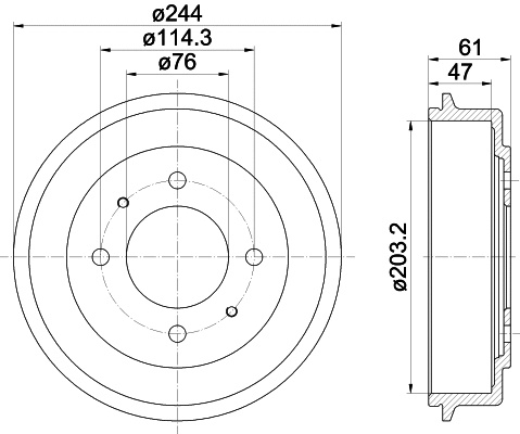 Brake Drum (61352)