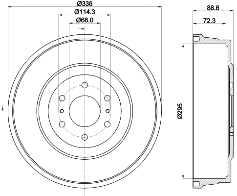 Brake Drum (61468)