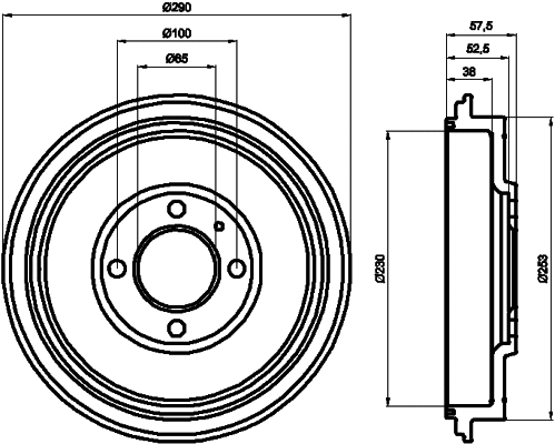 Brake Drum (61295)