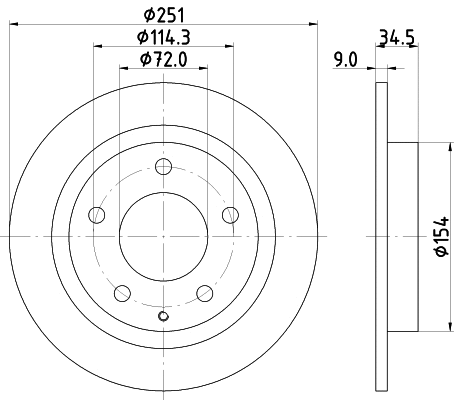 Brake Disc (54693)