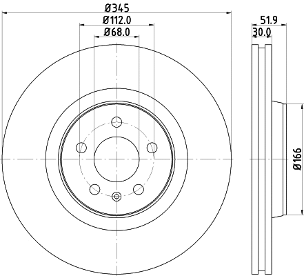 Brake Disc (55292)
