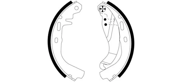 Brake Shoe Set (H1145)