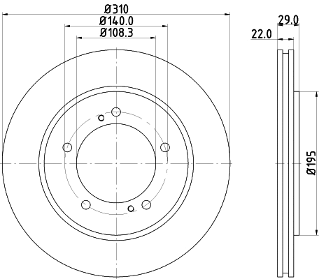 Brake Disc (54705)