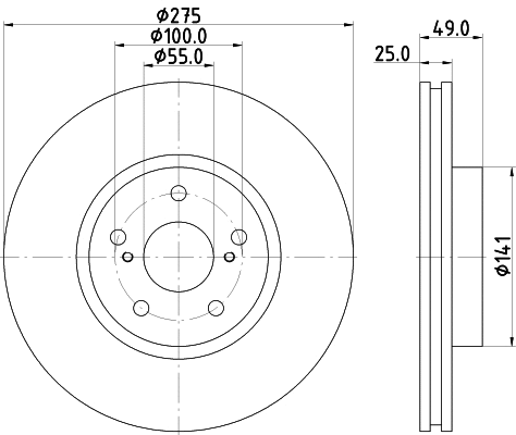 Brake Disc (54731)