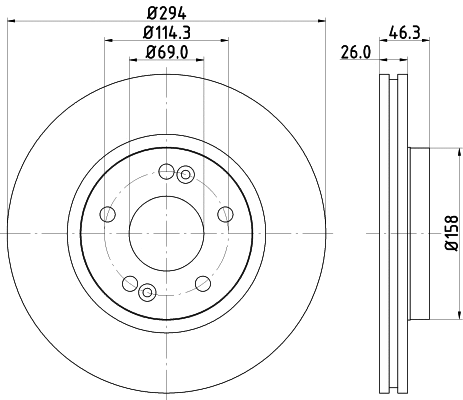 Brake Disc (54364)